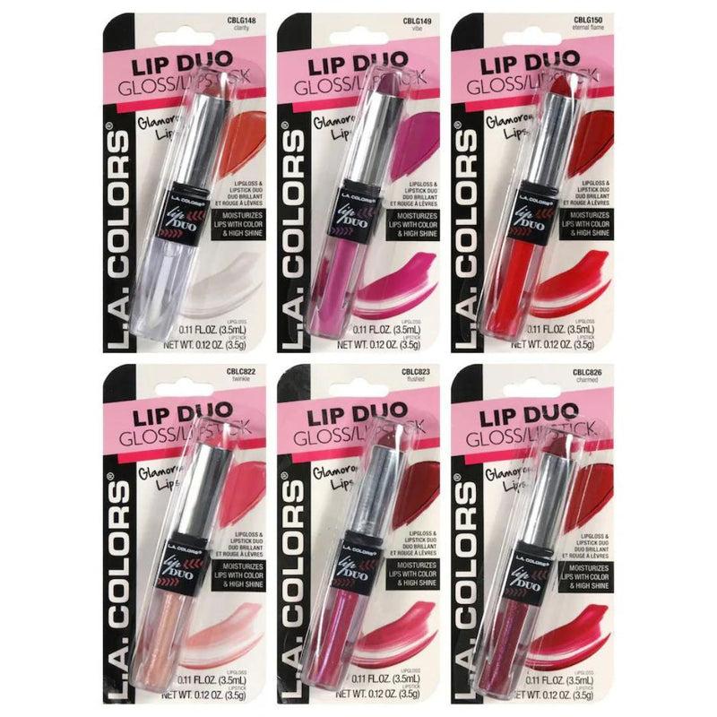 DUO Lip Gloss & Batom L.A. Colors